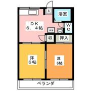 久松ハイツの間取り画像