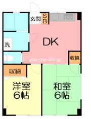 曽我マンションの間取り画像