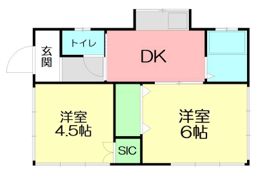 永田貸家の間取り画像