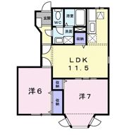パークハイム弐番館の間取り画像