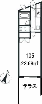 ユースフル伊勢原の間取り画像