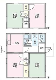 清水邸の間取り画像