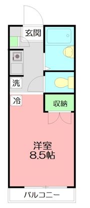 キュービック湘南 壱番館の間取り画像