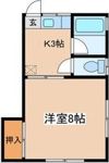 平成ハイツ9号棟の間取り画像