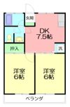 三軒茶屋コーポの間取り画像