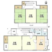本藤沢7丁目貸家の間取り画像