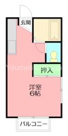 コーポむつみの間取り画像