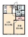 シティハイム エスポワールAの間取り画像