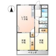 ヴァンベール文ヶ岡IIの間取り画像