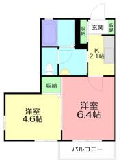 メゾンコキヤージュの間取り画像