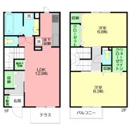Maisonetteコウリョウ鎌倉山 紫陽花の間取り画像