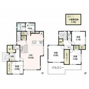 SST藤沢 K戸建 賃貸の間取り画像