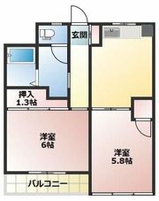 フラット鈴木（フラットスズキ）の間取り画像