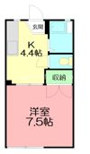 ハイツエトワールの間取り画像