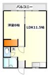マンション築山第5の間取り画像