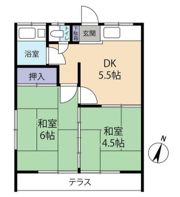 第1グリーンハイツの間取り画像