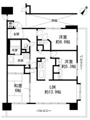 ライオンズプラザ平塚見附町の間取り画像