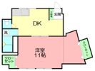 地建ハイツの間取り画像