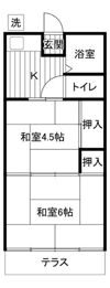グリーンハウスの間取り画像