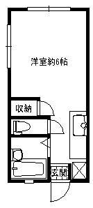 べルージュK3の間取り画像