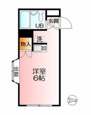 リバーハイツの間取り画像