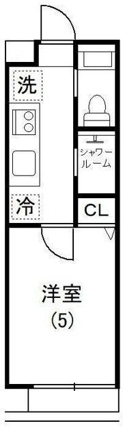 アイビー Vの間取り画像