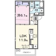 ルラック Bの間取り画像