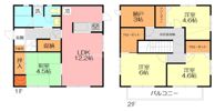 二宮町松根戸建住宅の間取り画像