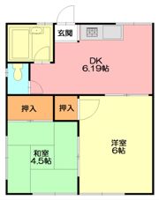 コーポミネの間取り画像