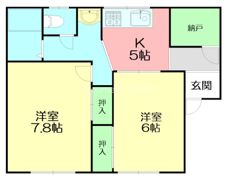 コーポK-1の間取り画像