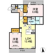 メゾン ド ネージュ東戸塚の間取り画像