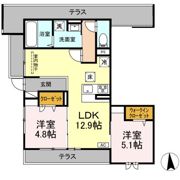 メゾン ド ネージュ東戸塚の間取り画像