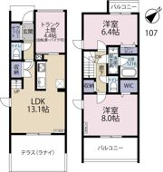 Parkside Lanaiの間取り画像