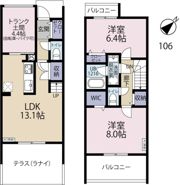 Parkside Lanaiの間取り画像