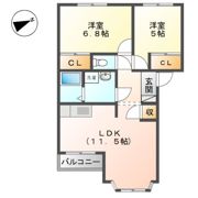 白鷺 （しらさぎ）の間取り画像