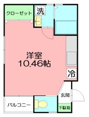 コーポ真の間取り画像