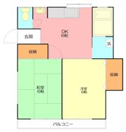コーポ新倉の間取り画像