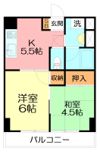 シャンボール相模原の間取り画像