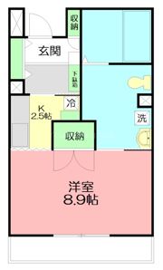 ヴィラ鴨宮の間取り画像