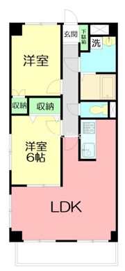 クレール見取の間取り画像