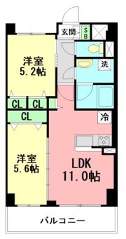 LUANA湘南の間取り画像