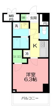 ルポルスタ湘南の間取り画像