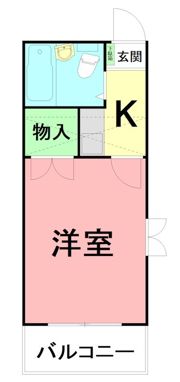 サンパレス湘南の間取り画像