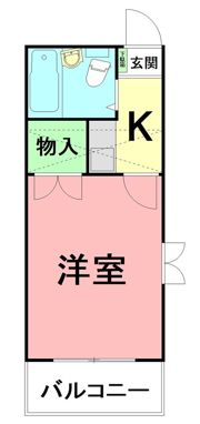 サンパレス湘南の間取り画像