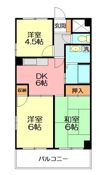 大川マンションの間取り画像