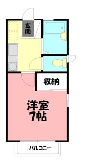 ブルースカイ湘南の間取り画像