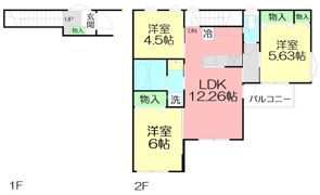 ドマーニ辻堂の間取り画像