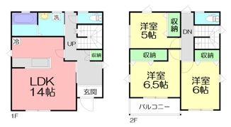 クオーレ鴨宮 I棟の間取り画像