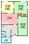 コーポ山室Bの間取り画像