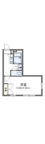 レオパレスO・Zー1の間取り画像